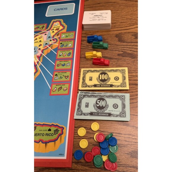 Vintage‎ Game of the States Board Game Milton Bradley 1987 - Picture 9 of 12